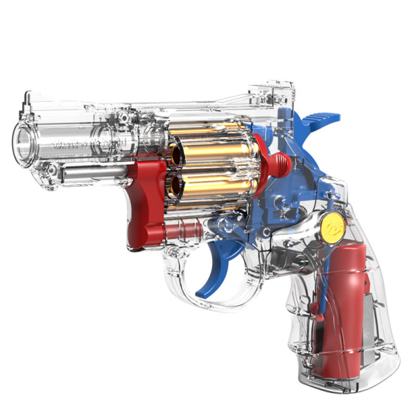 Toy Revolver med Clear Housing Foam Blaster med Elite Soft