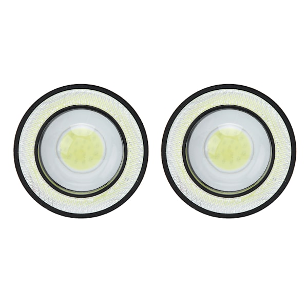 2 st 2,5 tum Angel Eyes Dimljus 30W 3200LM Universal COB LED Körlampa