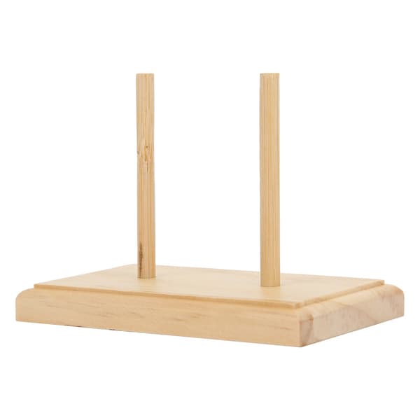 Broderi Sting Trådholder Tråd Spole Bobbin Rack Organizer med 2 Skaft