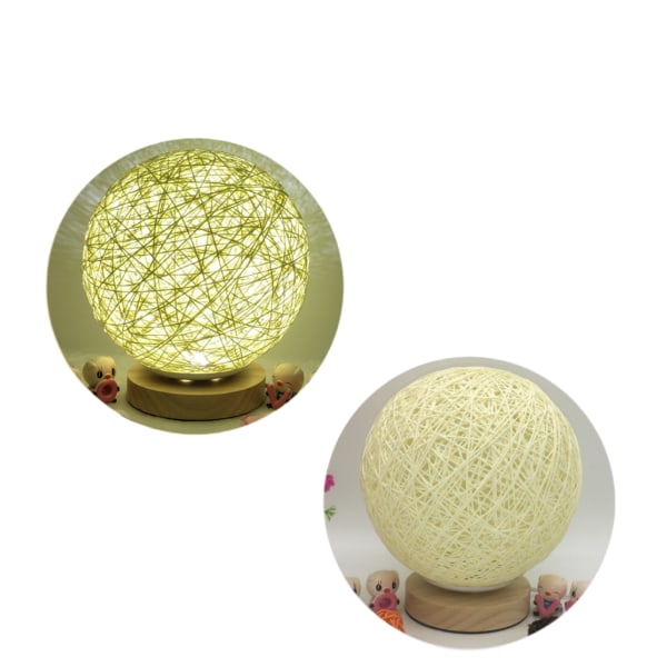 Rattan Ball Moon Light 5,9 tum LED Globe Rattan Ball Lamp