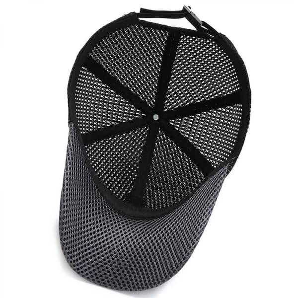 Sommar Mesh Baseball Cap för Män Justerbar Andningsbar Kepsar
