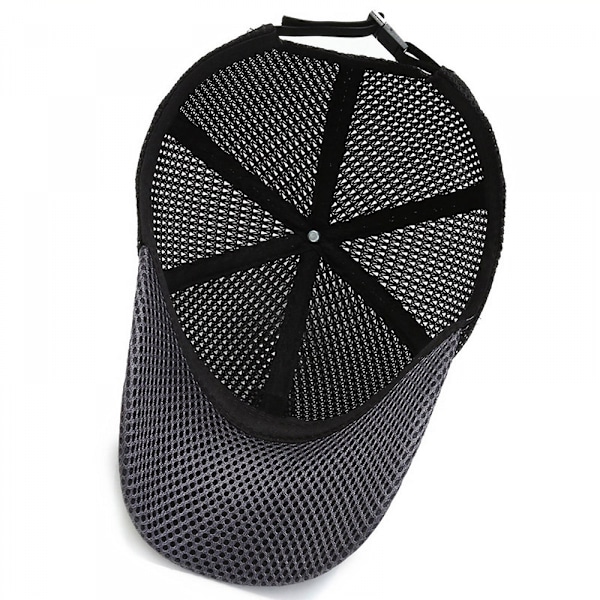 Sommar Mesh Baseballkeps för Män Justerbara Andningsbara Kepsar