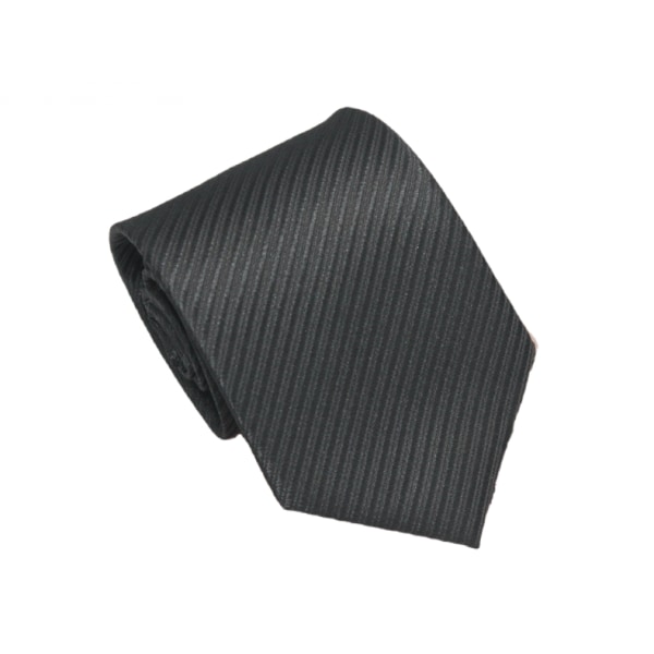 Affärsmässig slips för män, polyester silketwill, handgjord s
