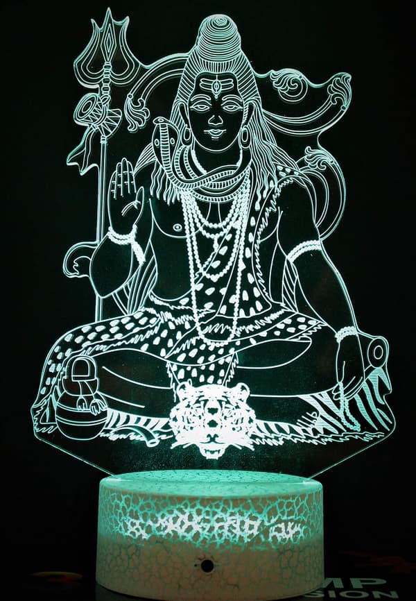 3D Illusion Natlampe Lord Hanuman Statue Bedste Gaveidé D