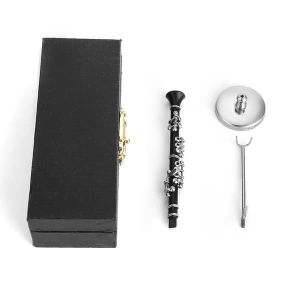 Miniatyr saksofon replika modell display musikkinstrument ornamenter dekorasjon gave