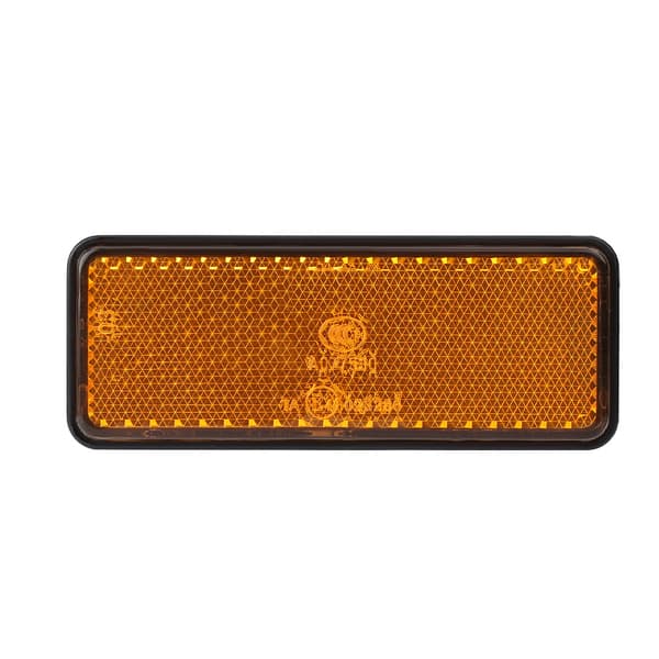 Universal Motorcykel Scooter Moped Rektangulär LED Reflektor Bakljus Bromsljus Stopplampa Amber
