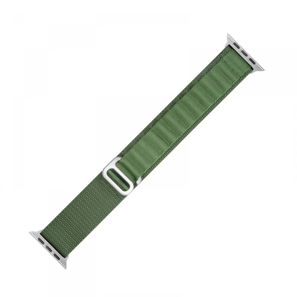 Alpine Loop-remme kompatibel med Apple Watch Ultra 49mm Nylon Sport-armbånd til mænd og kvinder, titanium G-hook-rem