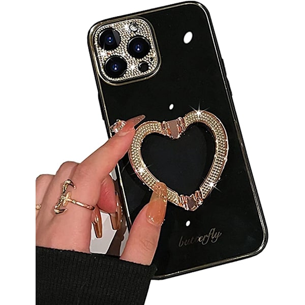 Kompatibel med iPhone 13 Pro Fodral för Flickor Kvinna Söt Gl