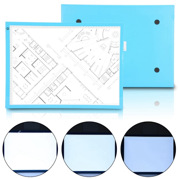 LED-lys tavle A3 lysstyrke Artcraft Tracing Light Digital Graphics Tablet for tegning