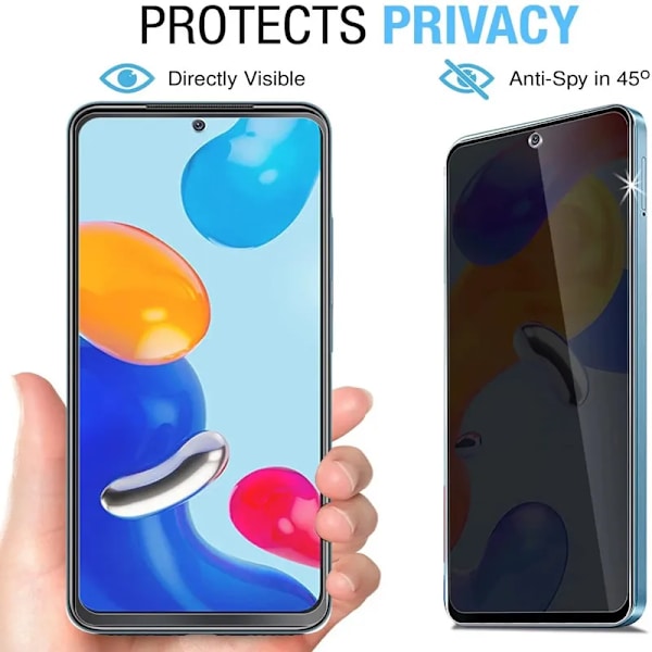 Sekretesskyddsskydd för Realme 10 5G Anti-Spy Härdat Glas