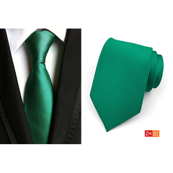Fashion Tie Klassisk Blommig Herrvävd Jacquard Handgjord Halsslips B1