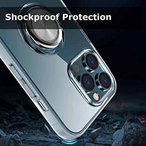 Kompatibel med iPhone 13 Pro Skal, Genomskinligt Skal till iPhone 1
