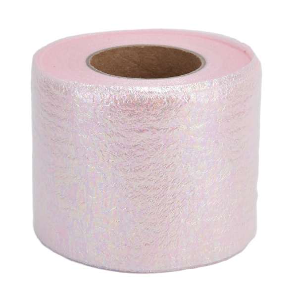 Symphony Ribbon Gradient Julband Rulle DIY Hemmagjorda Barnbåge Hårprydnad Tulle RulleLjusrosa