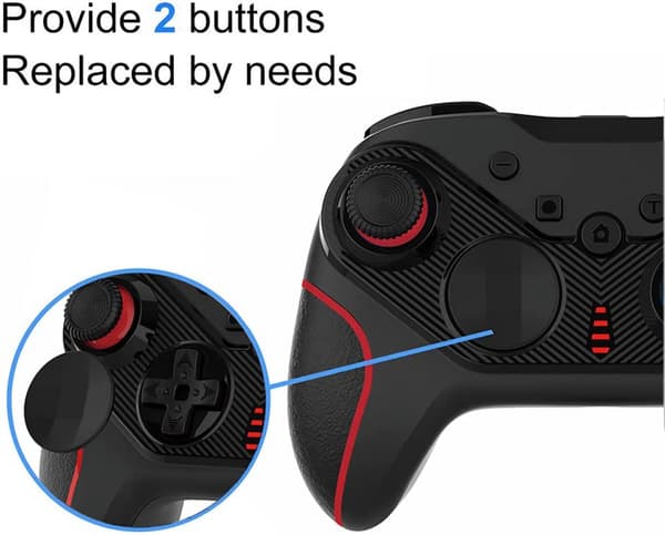 Axis Trådløs BT Spillkontroller med Gyroskop Gamepad Dual