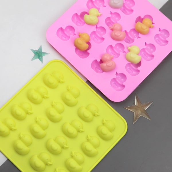 Silikon Mini Anka Chokladform Gelé Block Bar Form
