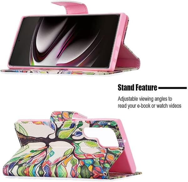 Kompatibel med Samsung Galaxy S22FE Case Luksus Elegant PU