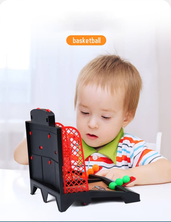 2PCS  Desktop Arcade Basketbollspel, Bordsskiva Inomhus Baske