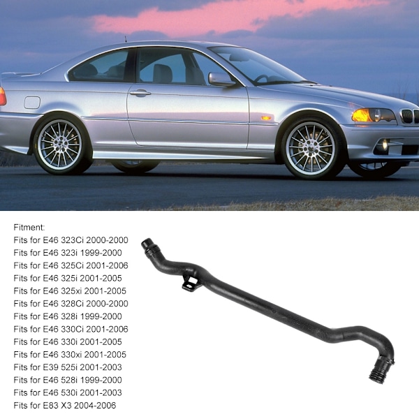 Motorvarmer Innløpsrør Slange med O-ringer Passer for E39 E46 E53 E83 E85 Z3 11531705210