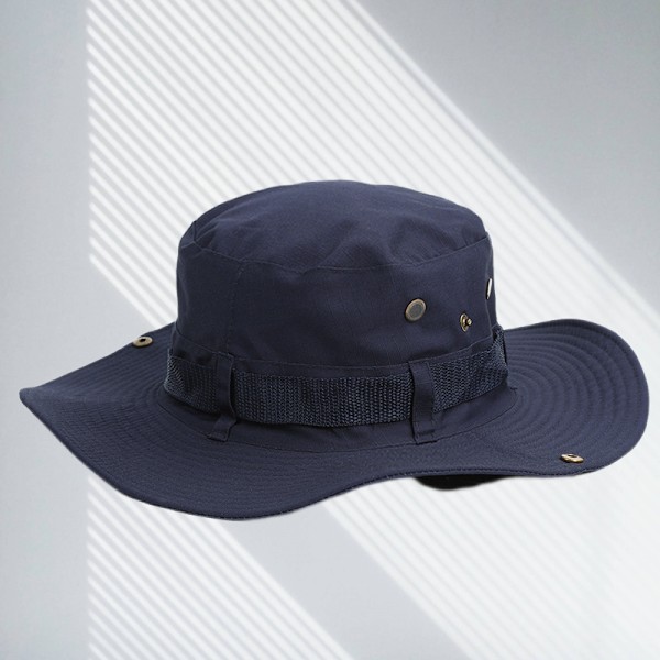 Stor solhatt för fiske och bergsklättring, unisex Blue