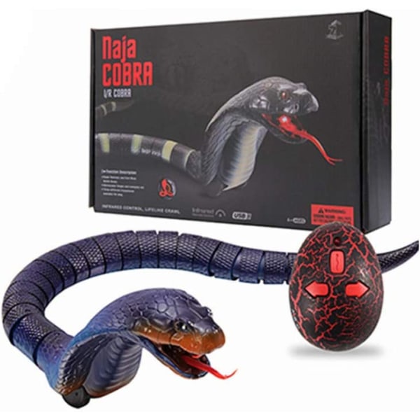 Simulation RC Snake Toy, Infrarød Electric Cobra Toy, Reali