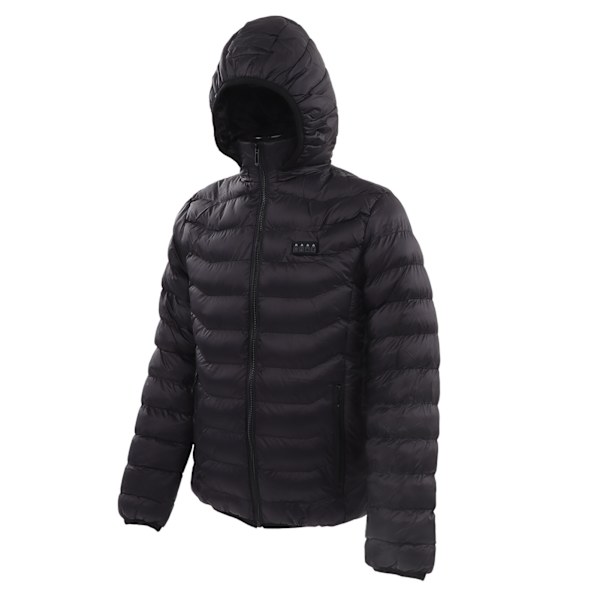 Opvarmet jakke 3 niveauer temperatur 19 zoner hurtig opvarmning let åndbar sort herre opvarmet jakke til udendørs 3XL