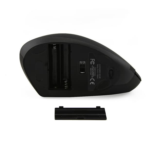 2.4G Trådlös Vertikal Ergonomisk Optisk Mus, Minska Handledssmärta