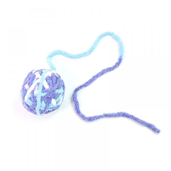 Cat Toys Ball, ullgarn Cat Toy Balls med Bell och Cat F