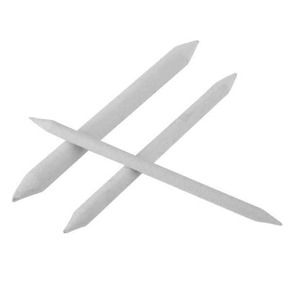 3 stk dobbelthodede blendestubber, skissegummi, tegneværktøj, skitse, tegning, kunstmaleri