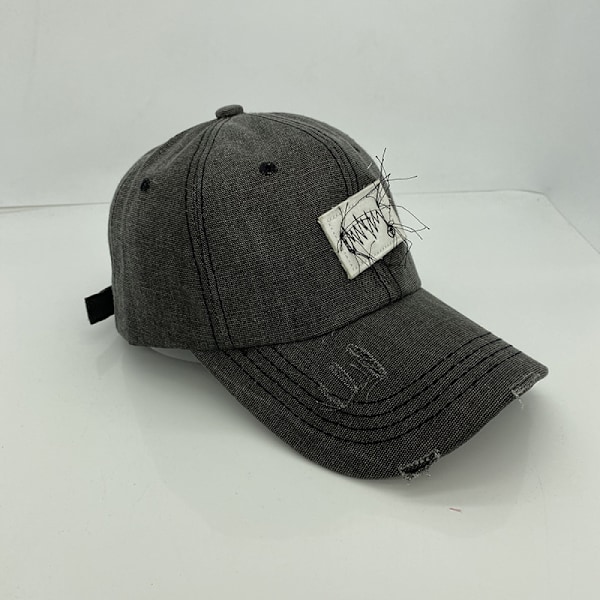 Hatt Nisch Håls Broderad Justerbar Baseballkeps För Män A Black