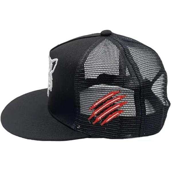 Baseball kasket Bomuld Broderi Baseball kasket Mænd Kvinder Snapback Hatte Sommer Trucker Kasketter Unisex Hip Hop Hatte Black&White
