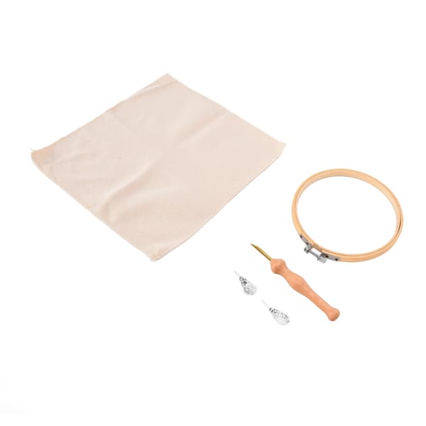 Punch Needle Kit Premium Material Lett å Holde Praktisk Høy Holdbarhet Broderinål Kit