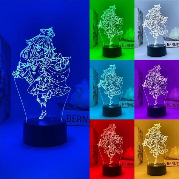 Spil Genshin Impact lampe Natlys Illusion Lys 3D til K