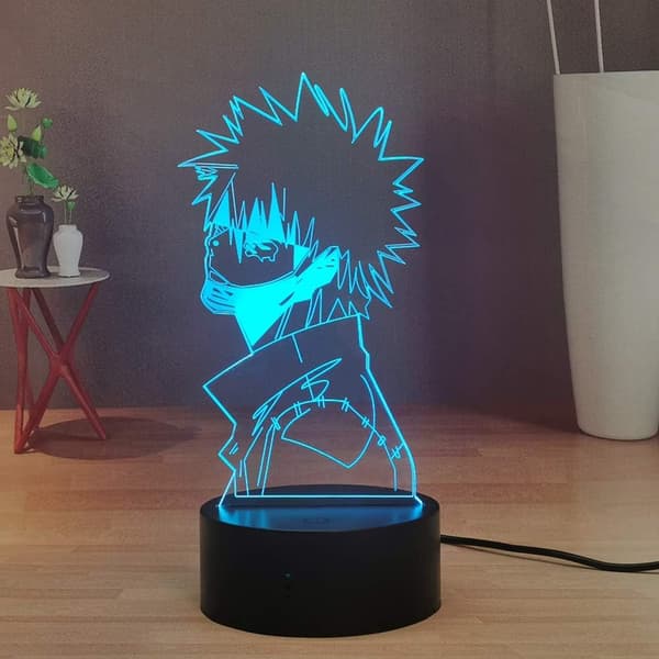 Anime 3D nattlampa, Manga Figur Dabi Touch & Remote LED B