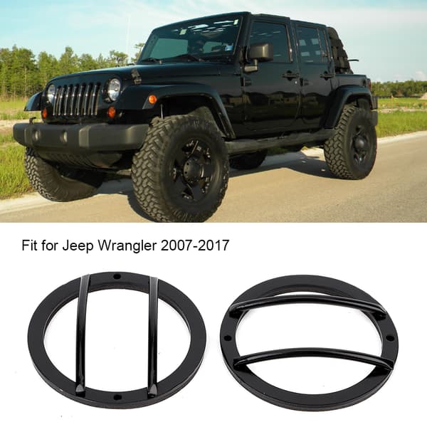 2 st Blinkerskydd för fordon, US-version, passar Jeep Wrangler 2007-2017