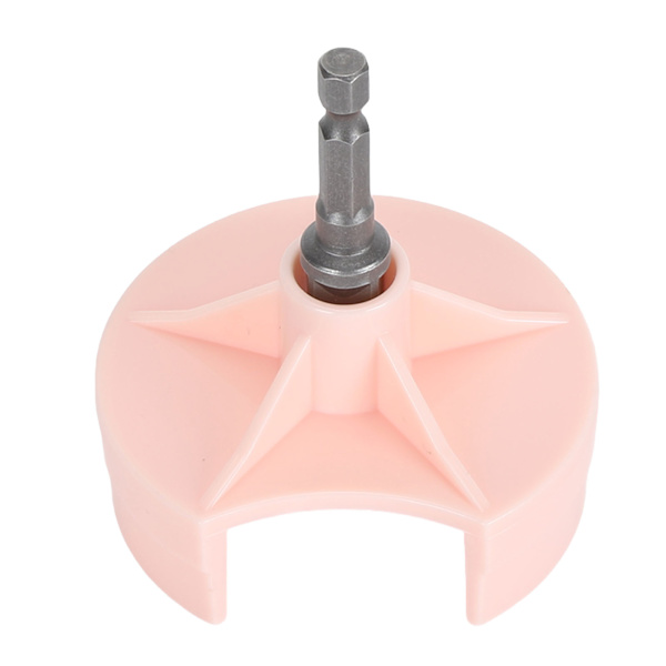 Stickmaskinadapter Snabb Stick Ersättningsbar Virkmaskinadapter med Hex Bit DIY Nål Virkning Borr Effekttillbehör Rosa