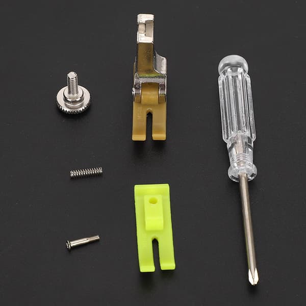 Bias Binder Foot Snap on MT18 DoubleDeck Sewing Machine Plastic Presser Clip on with Spring