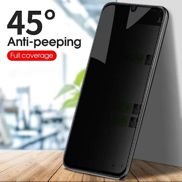 4 st integritetshärdat glas för Realme C55 Anti-spy skärmskydd