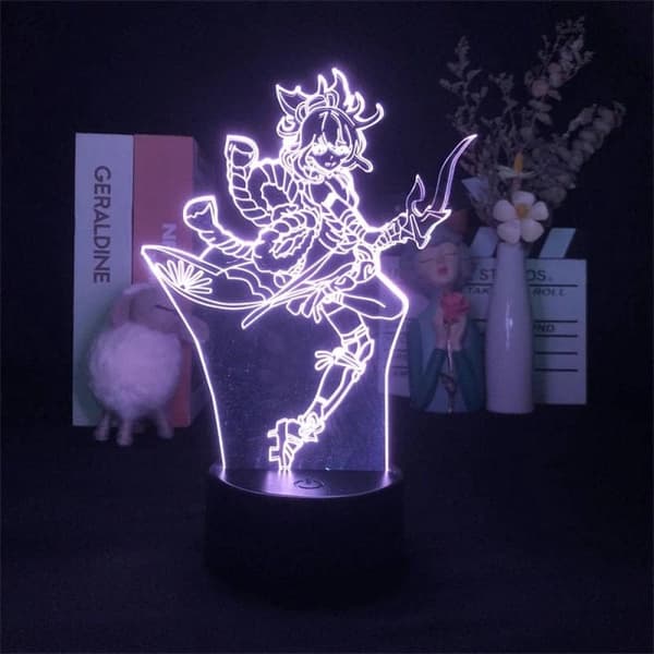 Spill LED 3D Nattlys Fredag Genshin Impact Naganohara Yoi