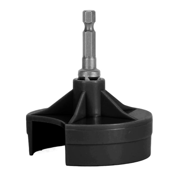 Stickmaskinadapter Snabb Stick Ersättningsbar Virkmaskinadapter med Hex Bit DIY Nål Virkning Borr Kraftfäste Svart