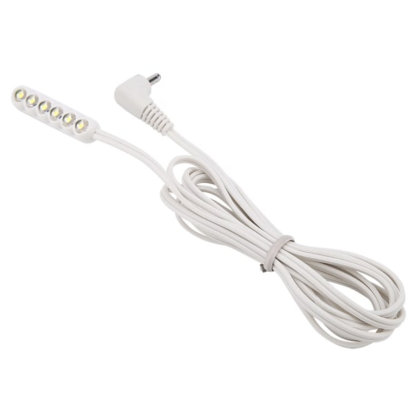 0,3W 6-LED arbetslampa för symaskin Justerbar magnetisk baslampa CN-kontakt 220V
