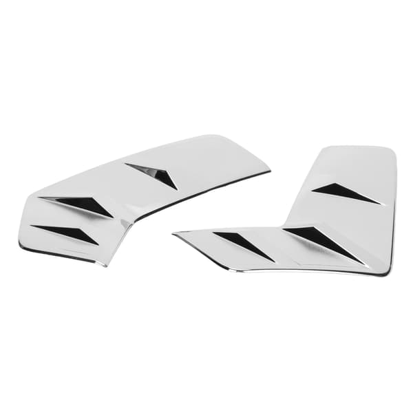 2 stk/sett Frontlyskant Deksel Trim ABS Elektroplettering Erstatning for RAV4 2019‑2020