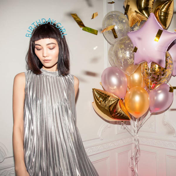 Syntymäpäiväkruunut naisille, LuReen syntymäpäivän tiara Hyvää syntymäpäivää -panta Syntymäpäivätytön kruunu Prinsessa Bling Rhinestone -hiuspanta Juhlakoristeet fo