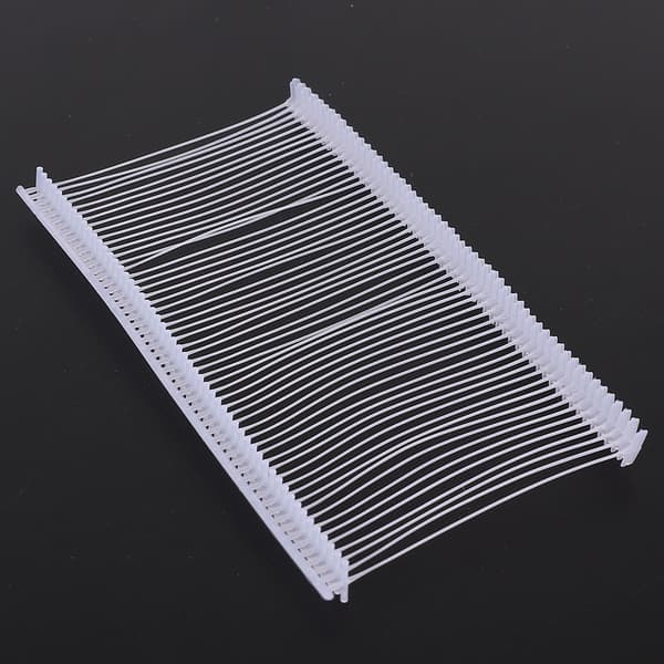 10000 st PP Universal Klädprislappsstift Passar för Prislappspistol Fäststift (Transparent 25mm)