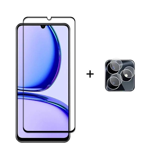 För Realme C53 Härdat Glas Full Cover Skärmskydd