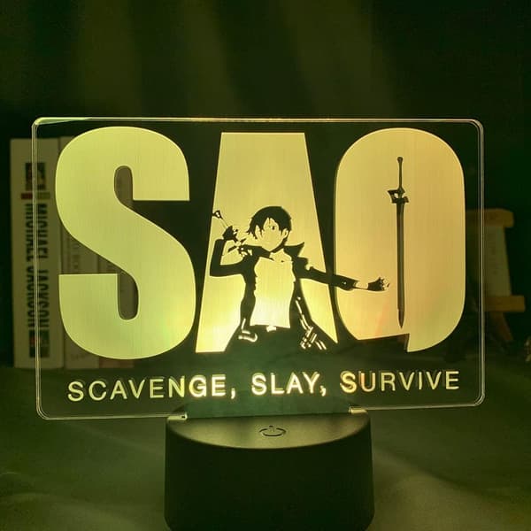 SAO Anime Figur LED Lys Søde Drenge & Piger Julefødsel