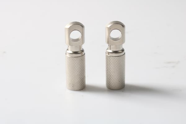 Kraftige 5/16 ringterminalstik til sikre strøm- og jordforbindelser, 2 stk., sort 4GA-5/16 Ring 2PCS