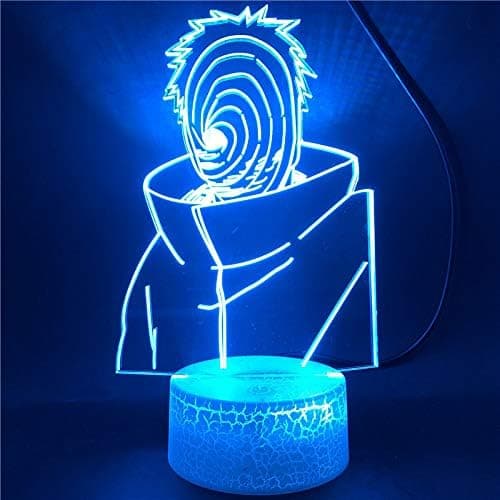 Naruto Kakashi Uchiha Sasuke 3D Illusion Natlampe Sm