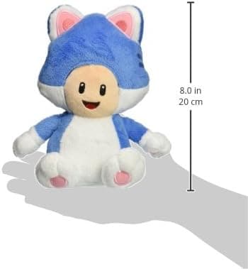 \"Little Buddy USA Super Mario: 7\"\" Neko Cat Toad Pehmolelu\", monivärinen