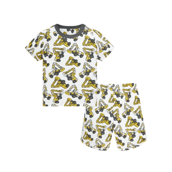 Pojkpyjamas Dinosaurietåg Sovkläder Korta Set,M(P1023D)
