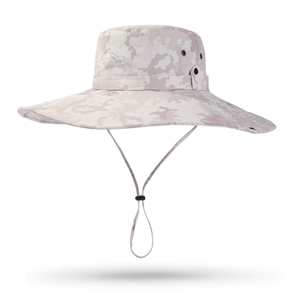Bomuld Solhat UV Beskyttelse Sommerhatte Strandhat Safari Bo X